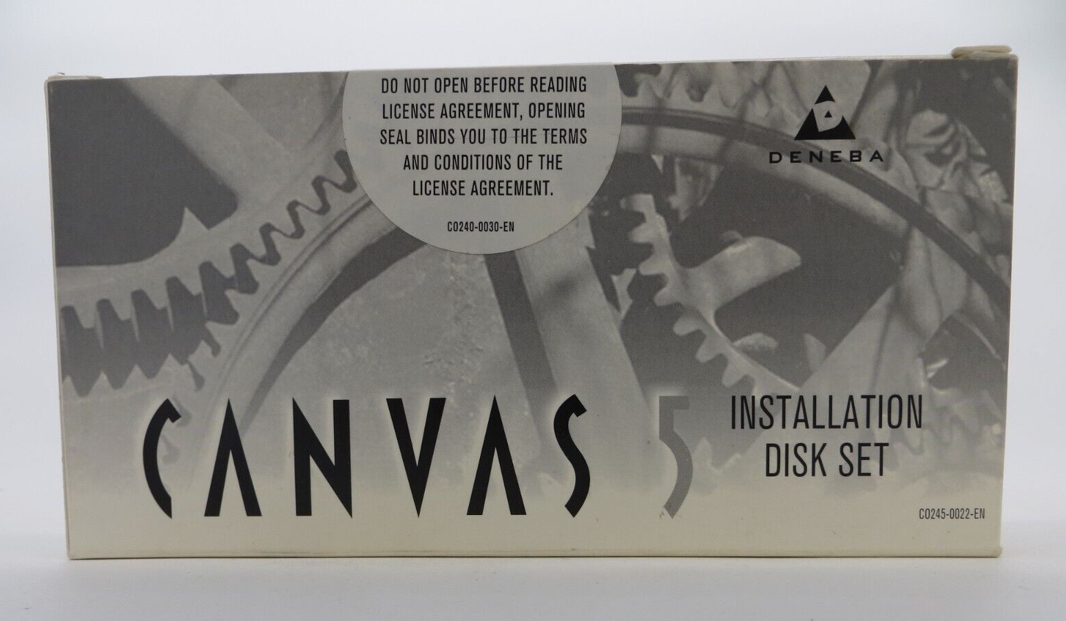 CANVAS 5 Installation Disk Set C0245-0022-EN 3.5″ Floppy Discs vintage computer