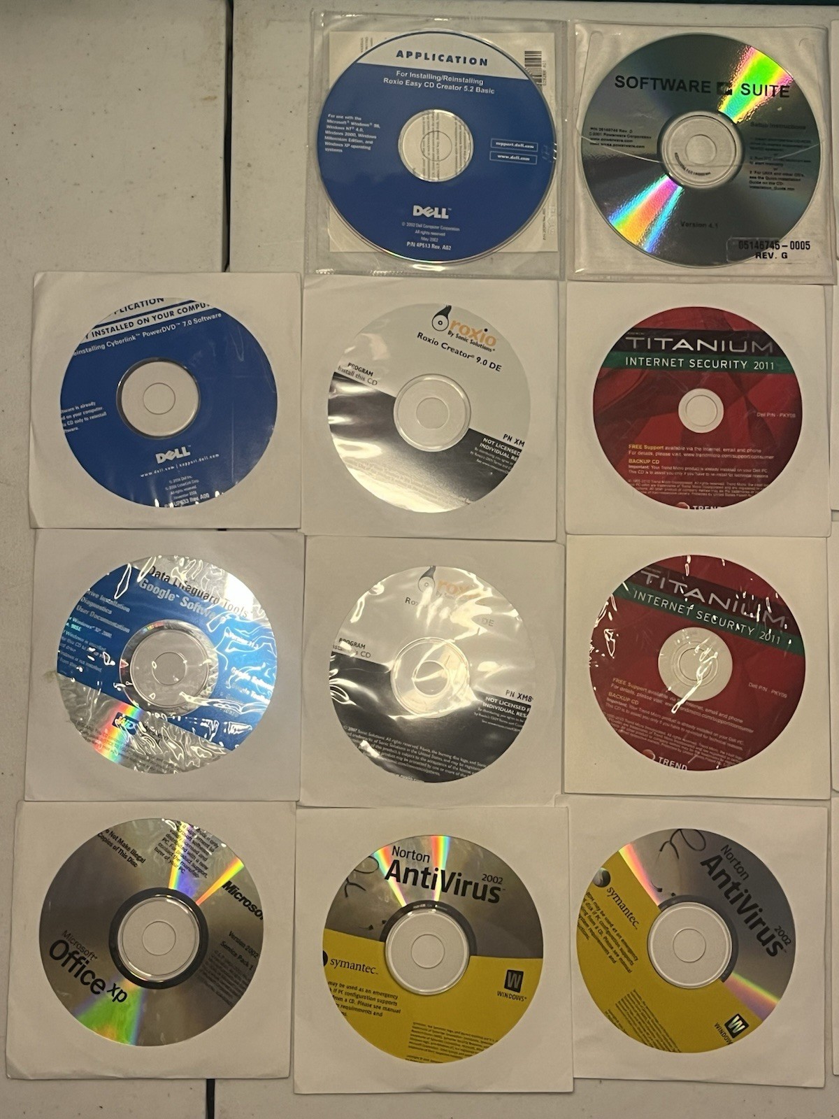 PC Drivers Utilities Backup Media Recovery Software (19) Factory Sealed Disk Lot