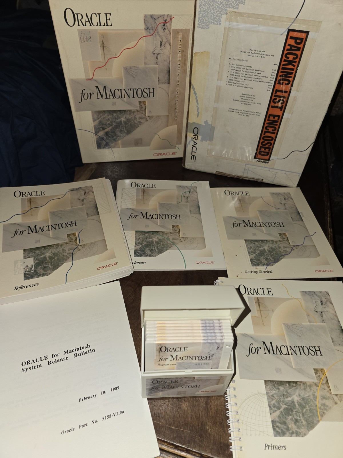 Oracle for Macintosh Developer’s Kit v1.0a (1988–1989) – Complete • UNUSED!