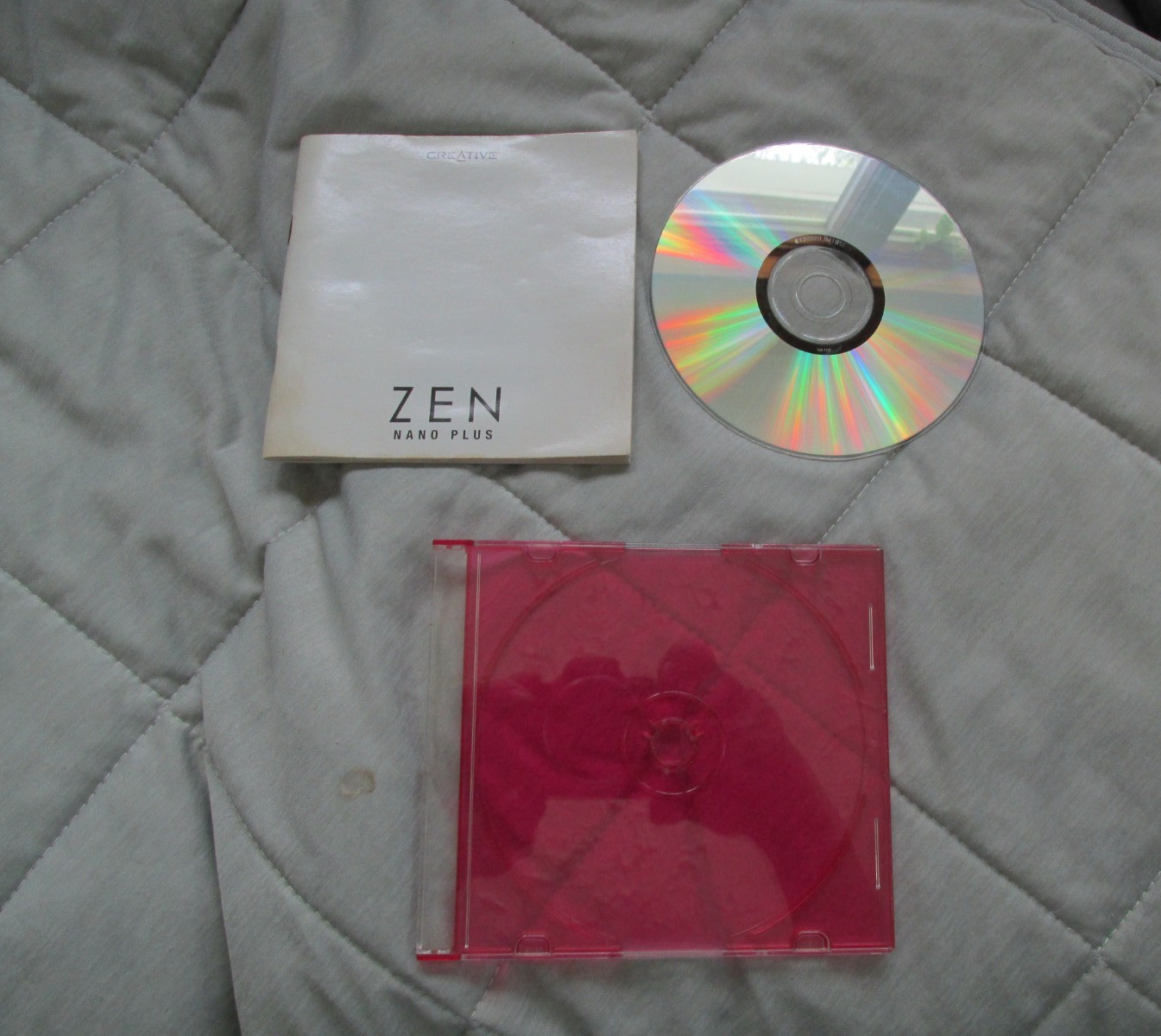 Creative Zen Nano Plus Installation CD Software Driver Disc 2005 with manual