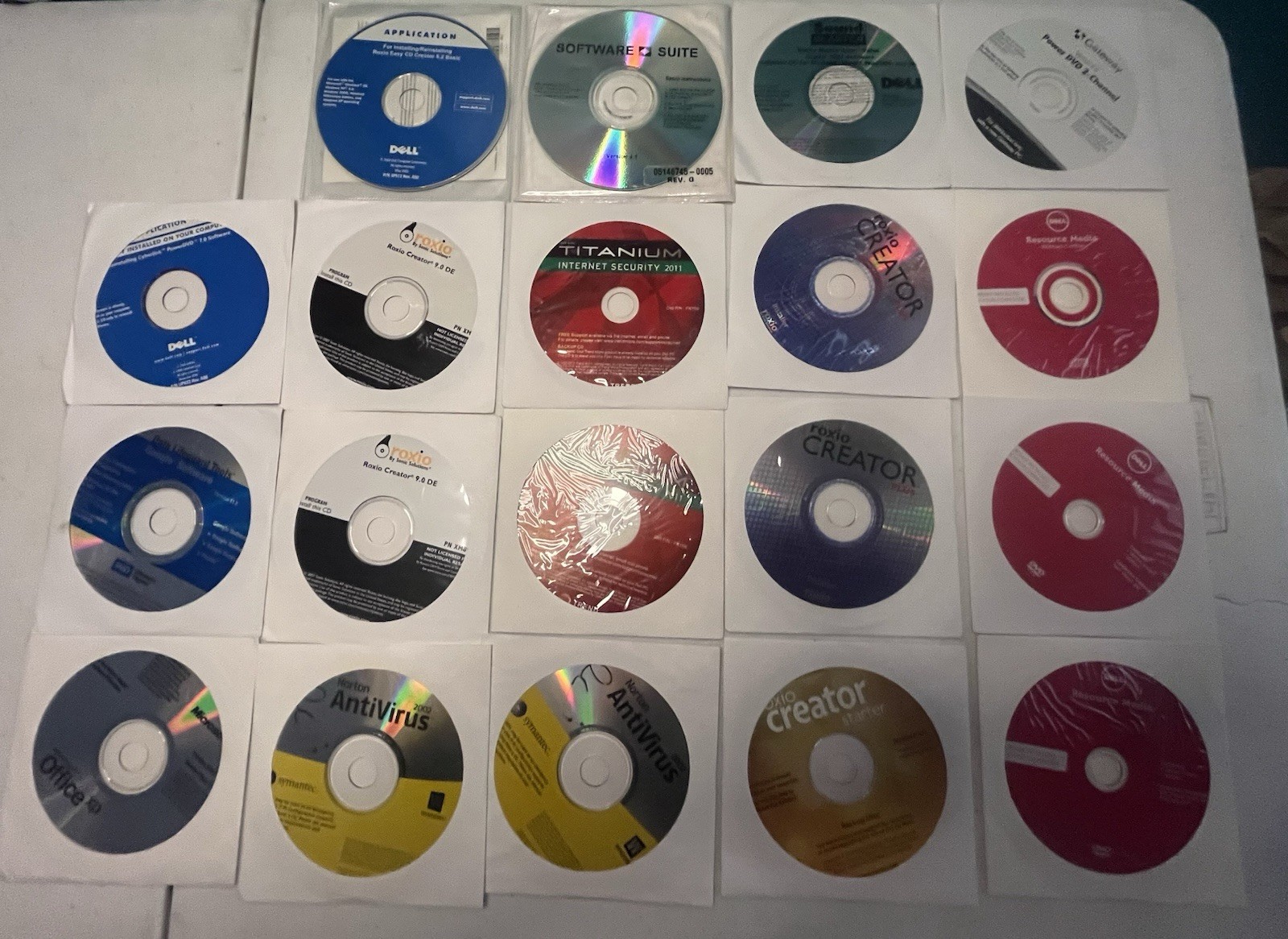 PC Drivers Utilities Backup Media Recovery Software (19) Factory Sealed Disk Lot