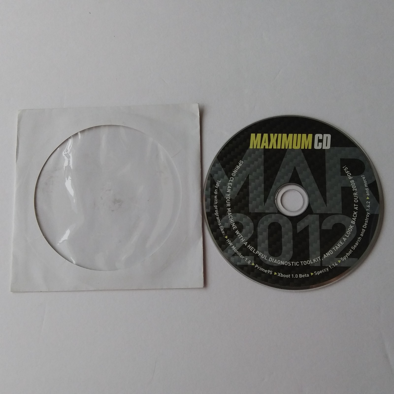Maximum PC 2012 Diagnostic Toolkit CD Prime95 HWMonitor Xboot Speccy