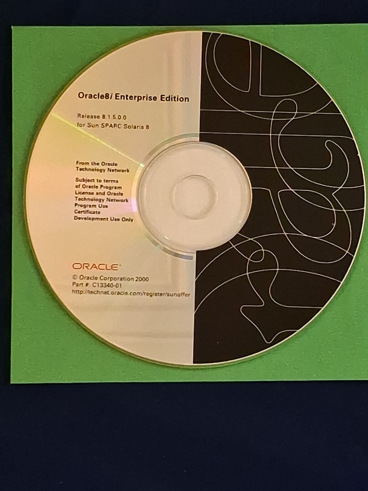 Oracle8i Enterprise Edition Release 8.1.5.0.0 Sun SPARC Solaris 8 / SPARC
