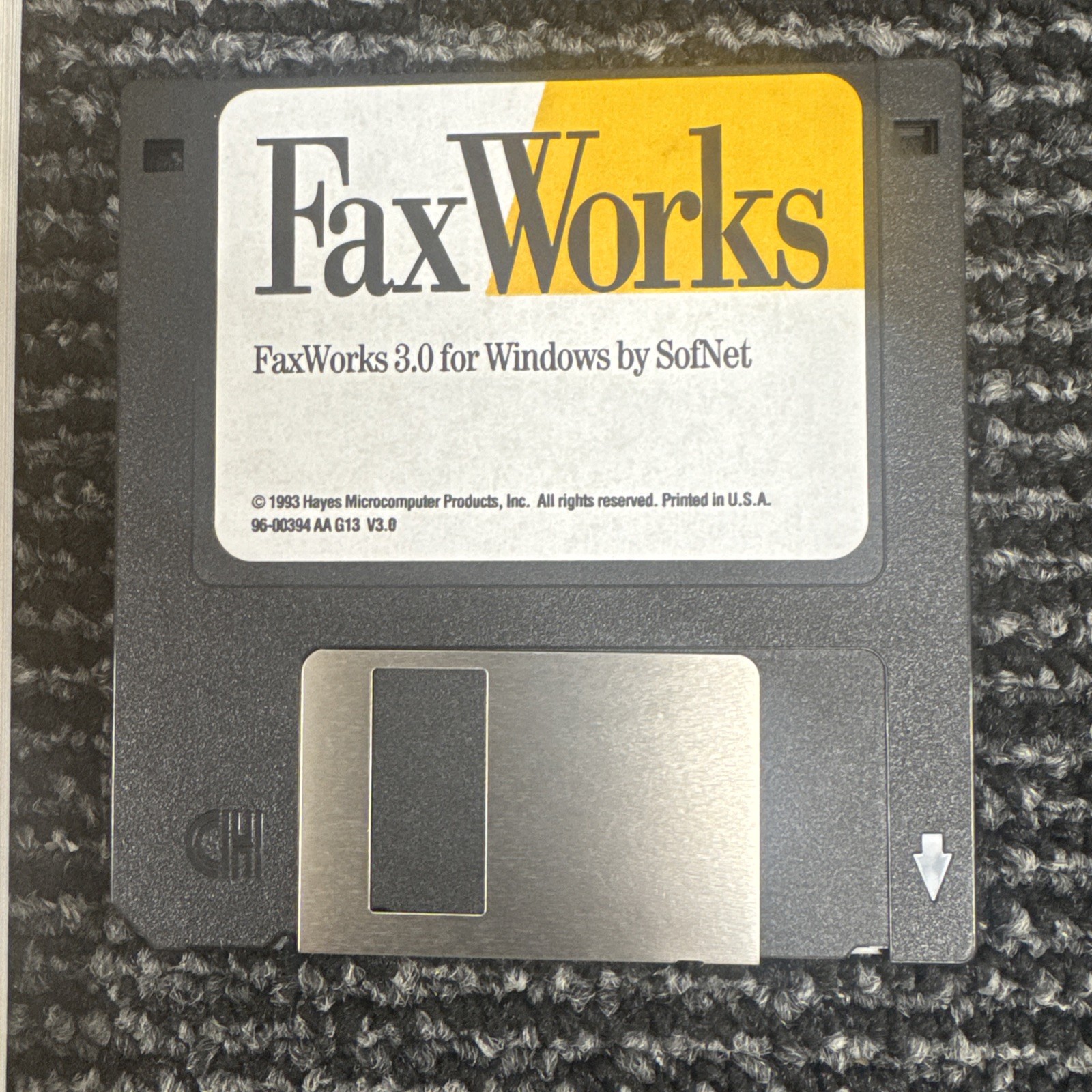 FaxWorks 3.0 for Windows by SoftNet ~ 3.5″ disks 1993 w/USER’S GUIDE