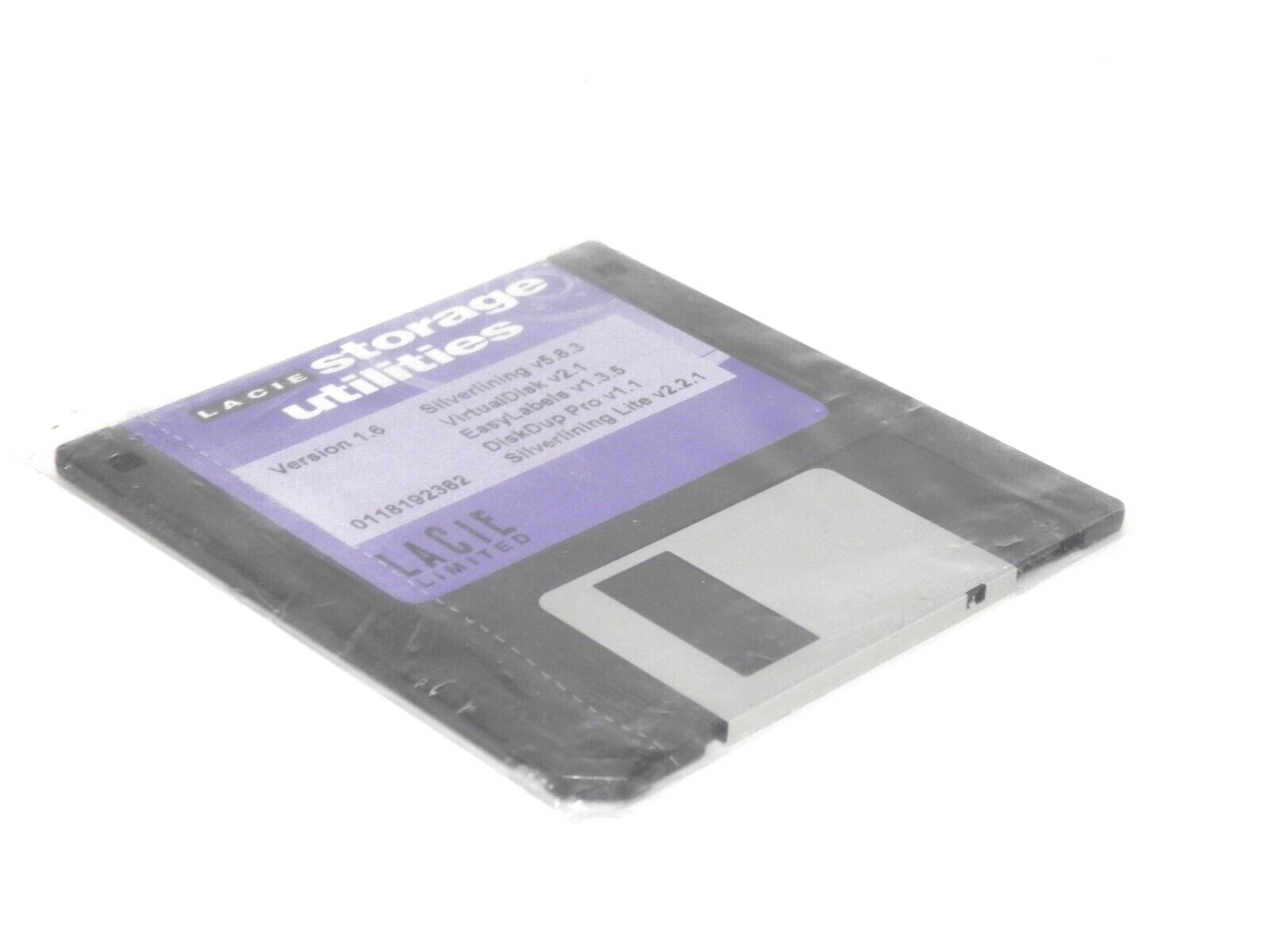 Lacie Storage Utilities Ver 1.6 • Floppy 3.5″ Silverlining VirtualDisk DiskDup