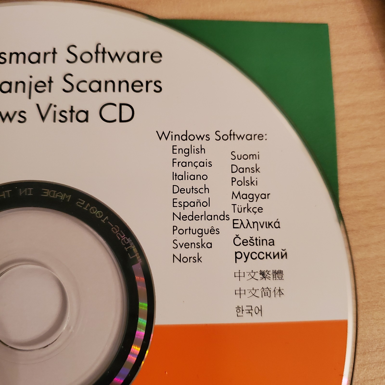 HP PHOTOSMART SOFTWARE For Scanjet Scanners V9.0 For Windows Vista L1956-10015