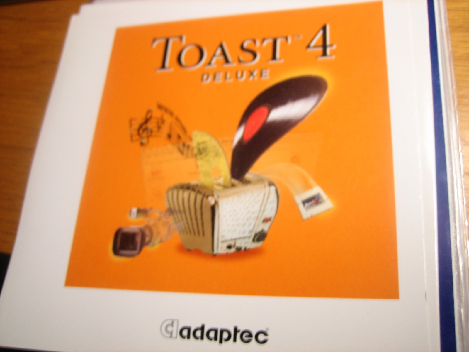 Vintage Macintosh Adaptec Toast 4 Deluxe Software CD Recording