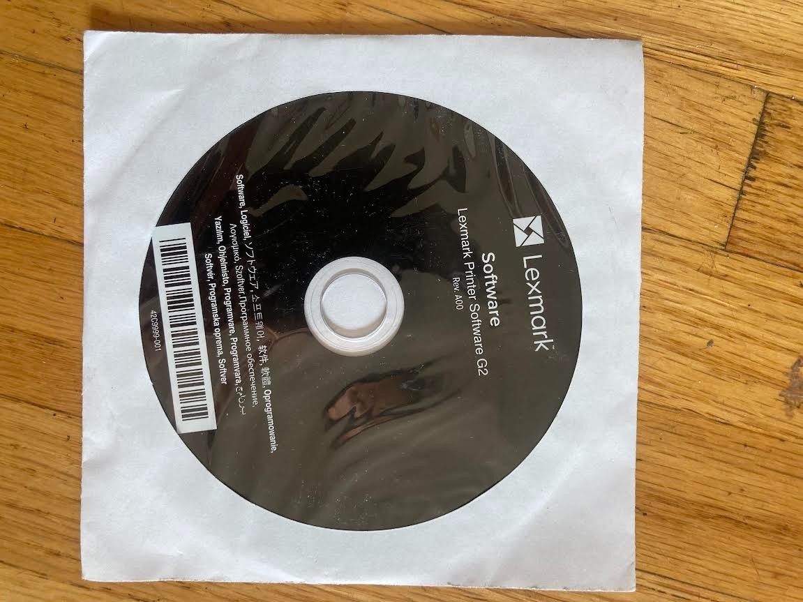 New Genuine Lexmark Printer Software G2 CD ROM Software CD Driver Disk