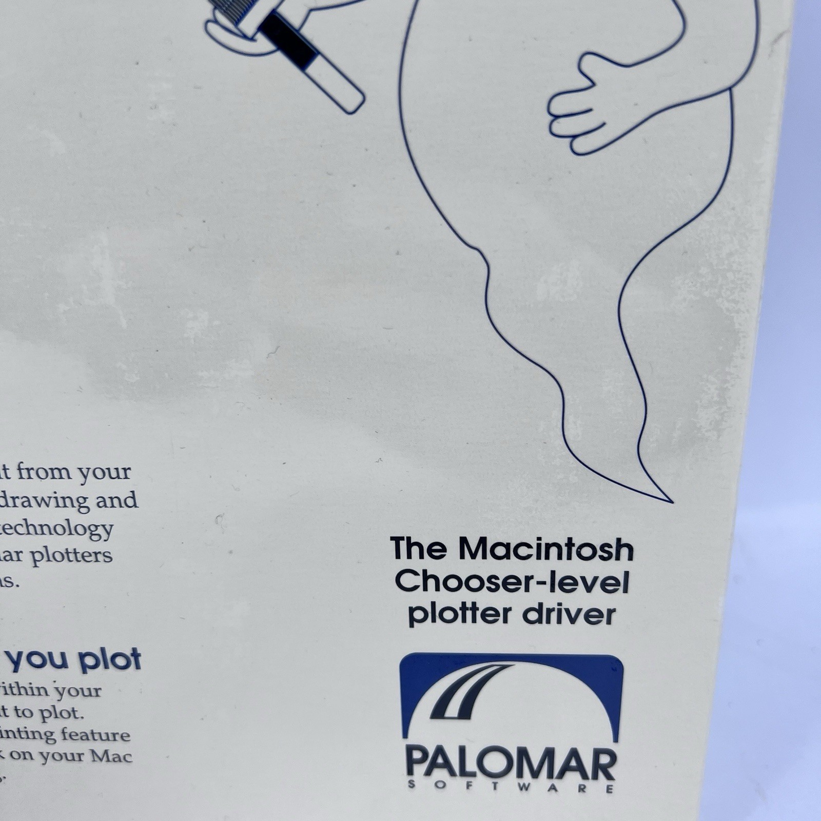 Vintage Macintosh Apple Plotter Geist Plot Program Driver Software Palomar New