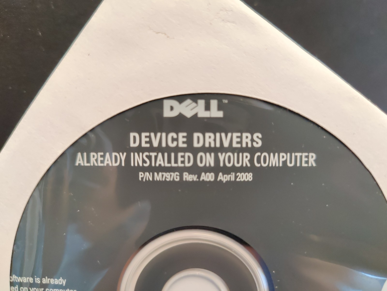 Dell Drivers and Utilities (Already Installed) Software Disc -4/2008 Sealed