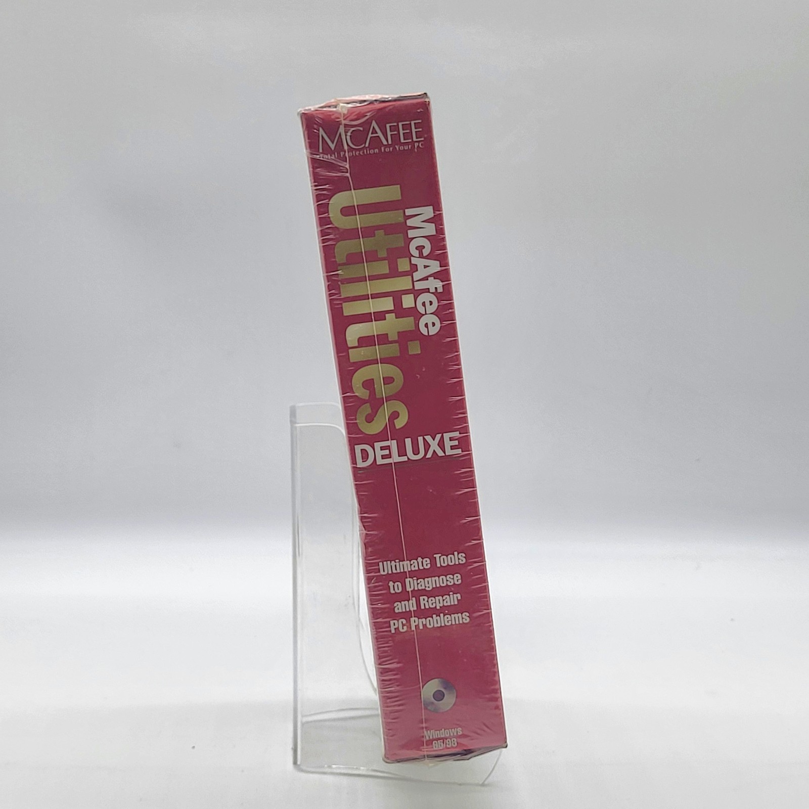 McAfee Utilities Deluxe Factory Sealed Win 95 98 VirusScan Y2K Big Box