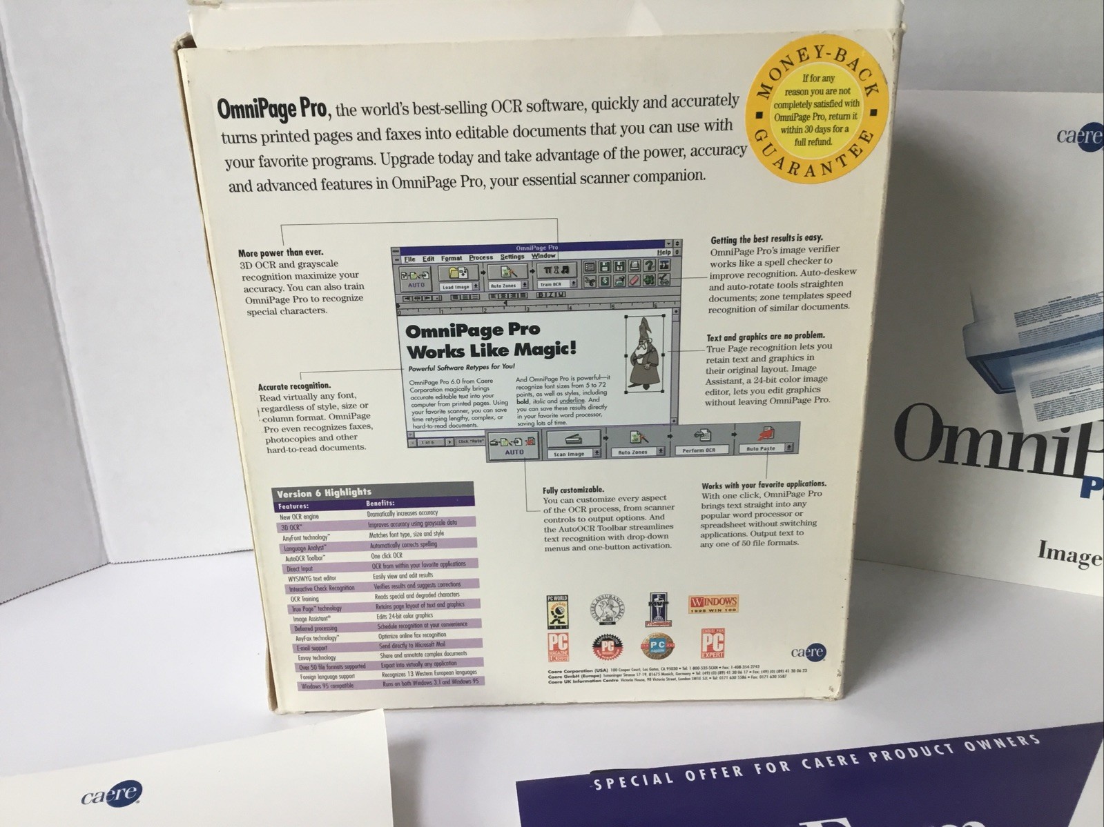 Omnipage PRO The Essential Scanner Companion Windows PC – CD And Manual.