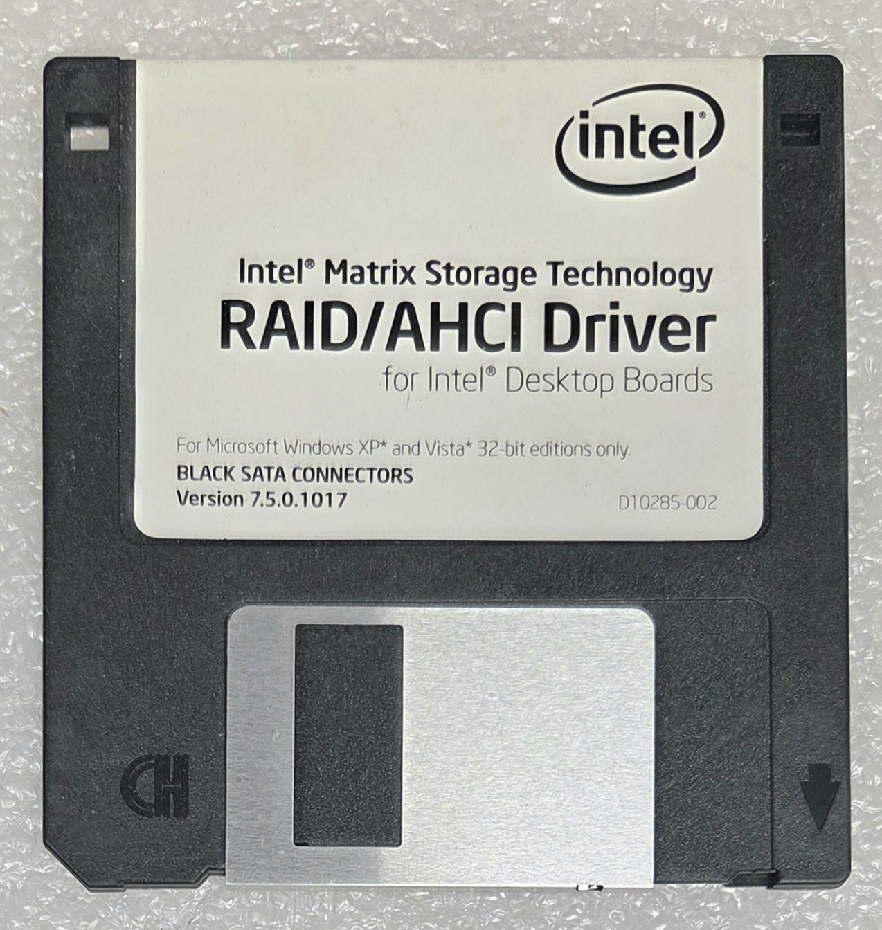 Intel Matrix Storage RAID/AHCI Driver Floppy Disk 7.5.0.1017 for Intel Desktop