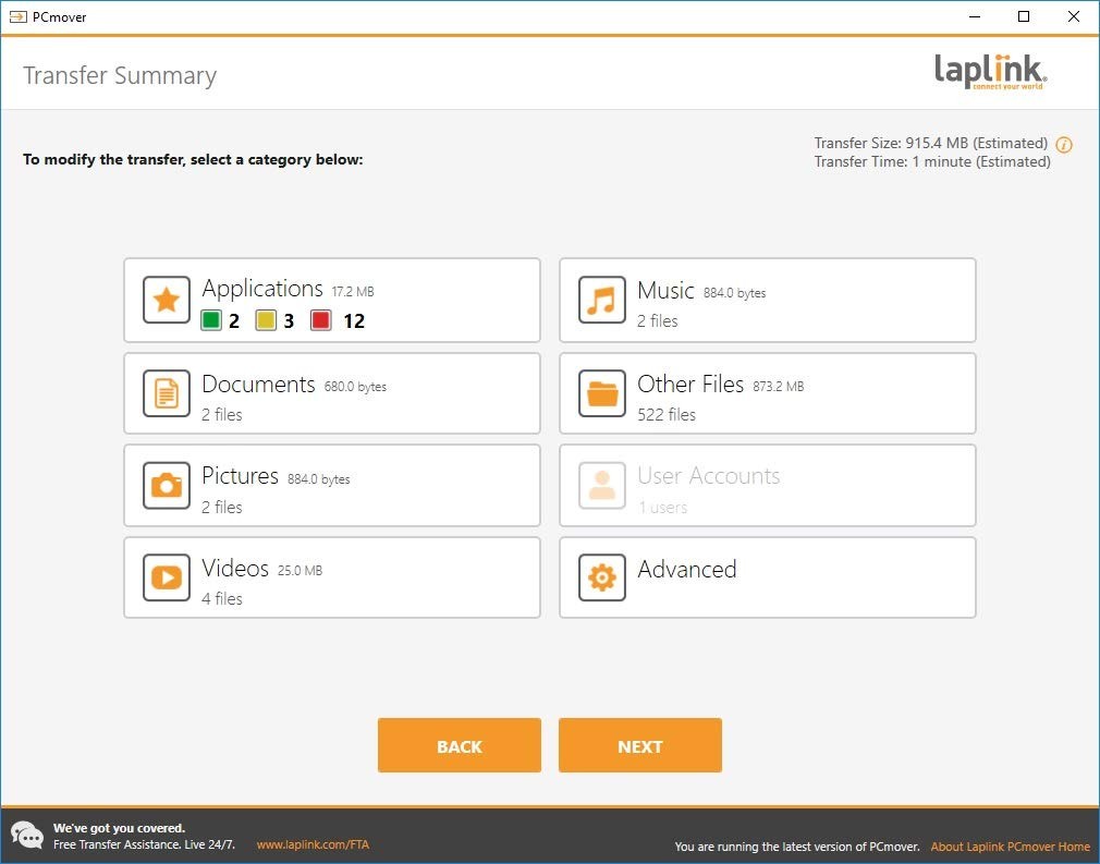 Move Your Apps and Files to New PC – Laplink PCmover Home