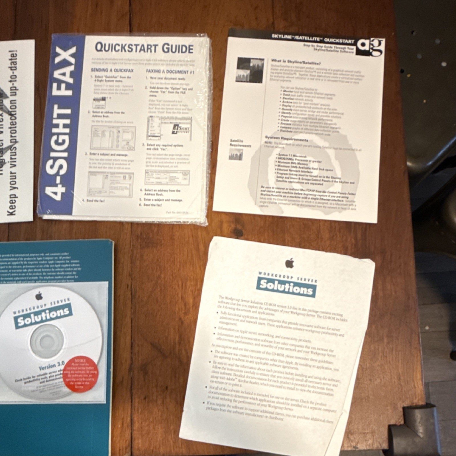 Apple Workgroup Server Solutions 3.0 Server Utility CD w/ Manuals Mac OS