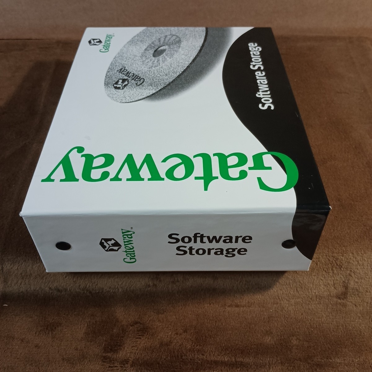 Vintage Gateway CD/DVD Software Storage Binder w/ 5 Software Discs