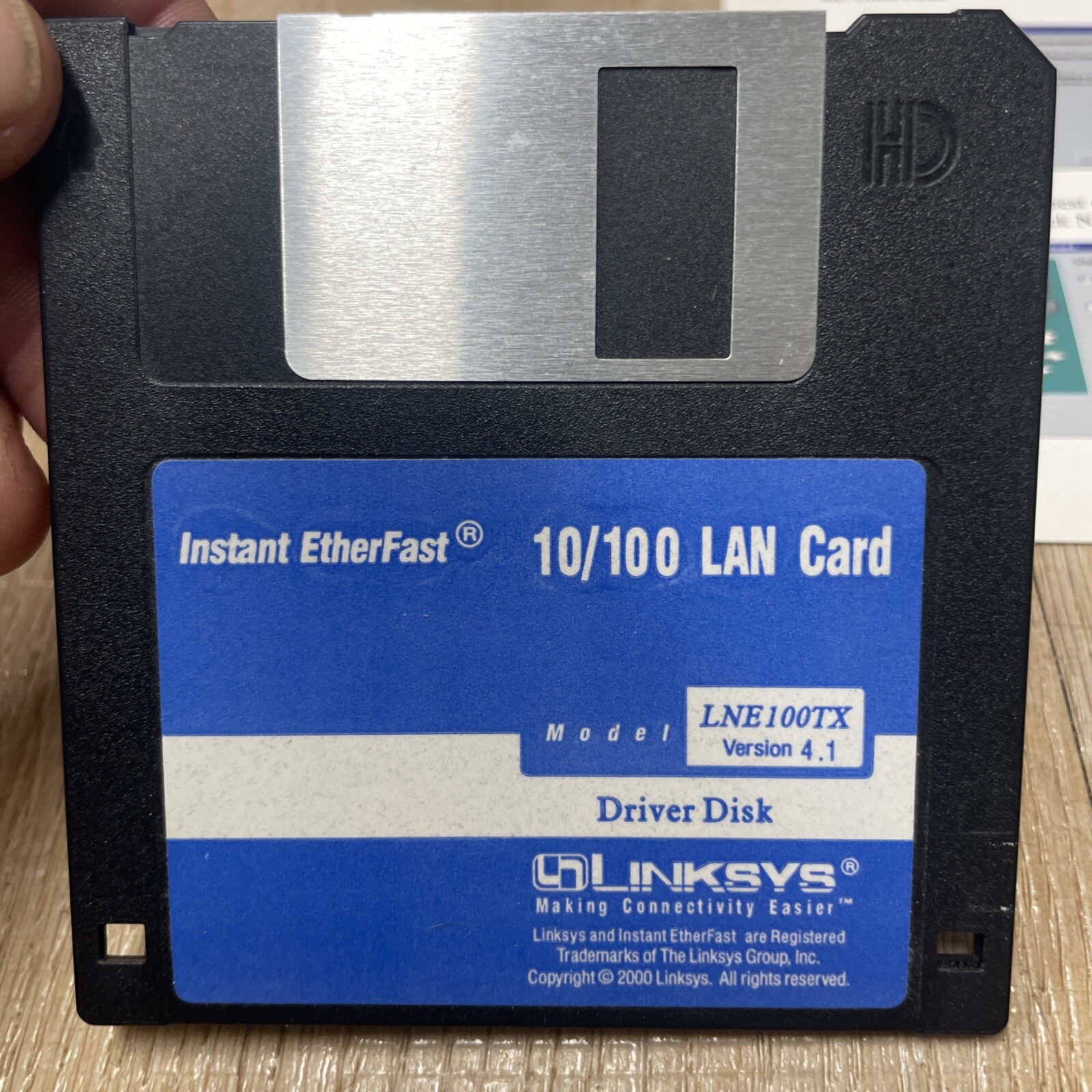 Linksys Instant EtherFast 10/100 Vintage Software & Manuals Lot 2000
