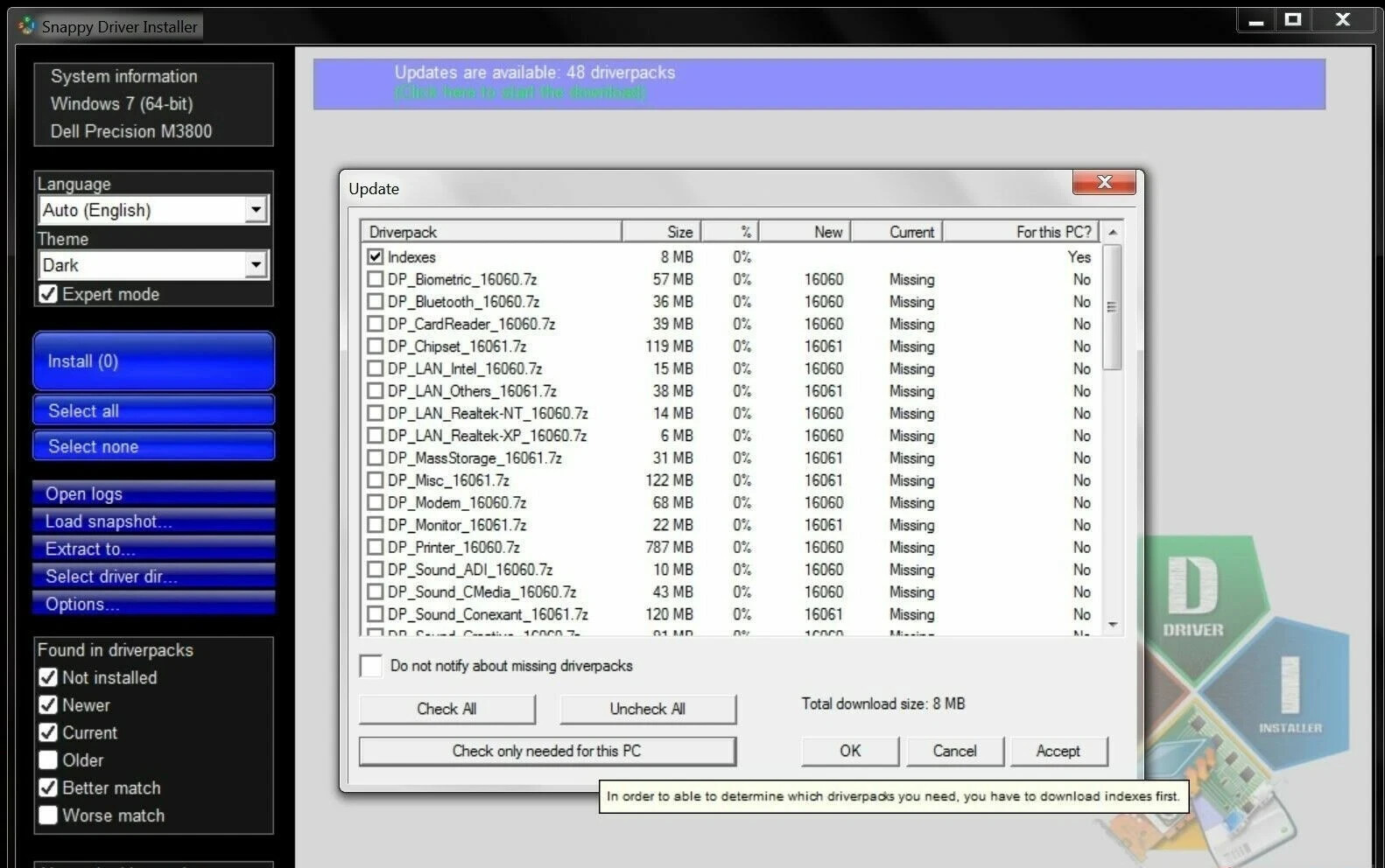 Snappy Driver 2026 Installer Auto Driver Update Repair Utility ~ Windows PC