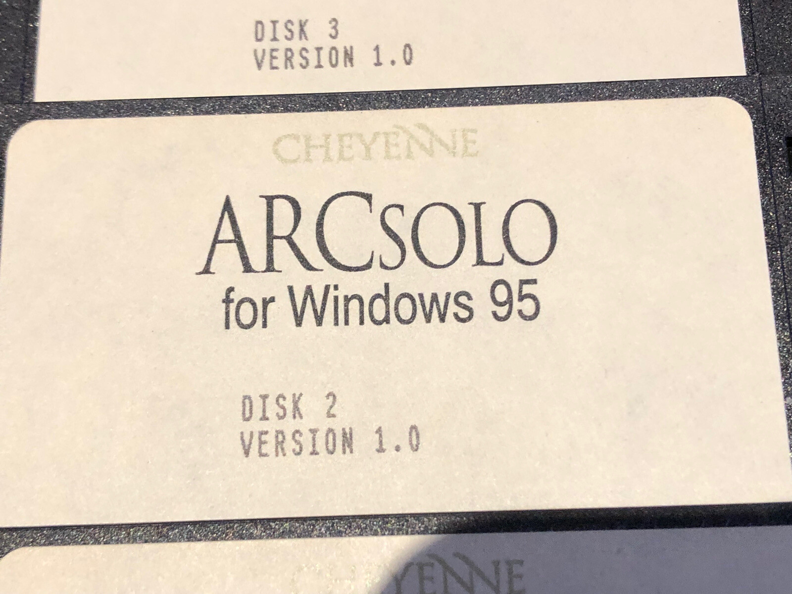 Cheyenne ARCsolo for Windows 1.0 Backup Software PC Workgroup for HP DAT Drive