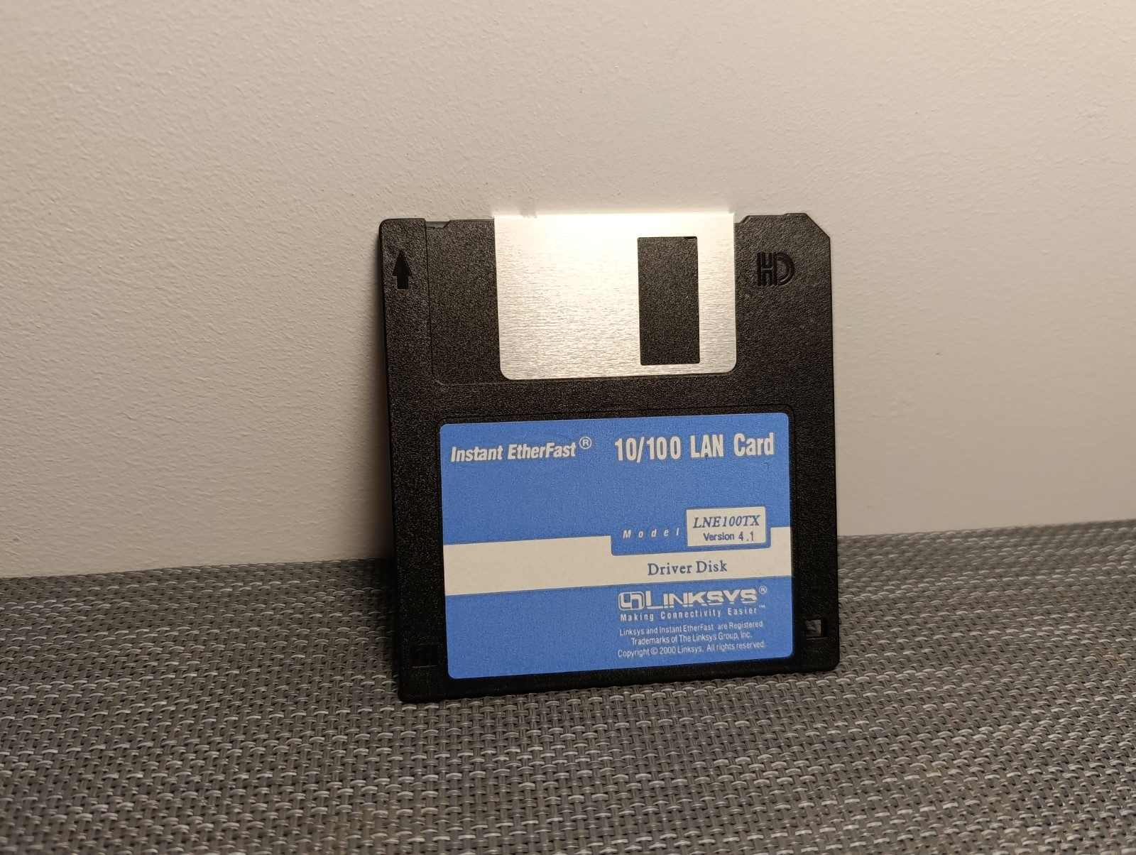 Vintage Instant EtherFast 10/100 LAN Card Linksys Driver 3.5″ Disk Version 4.1