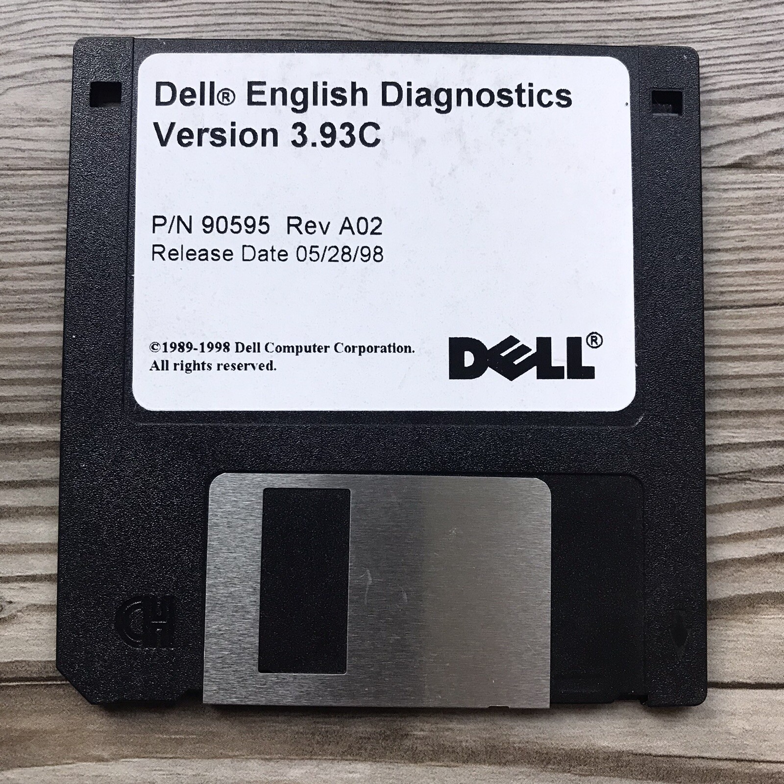 2 Dell English Diagnostic Version 1998 3.5″ floppy disks