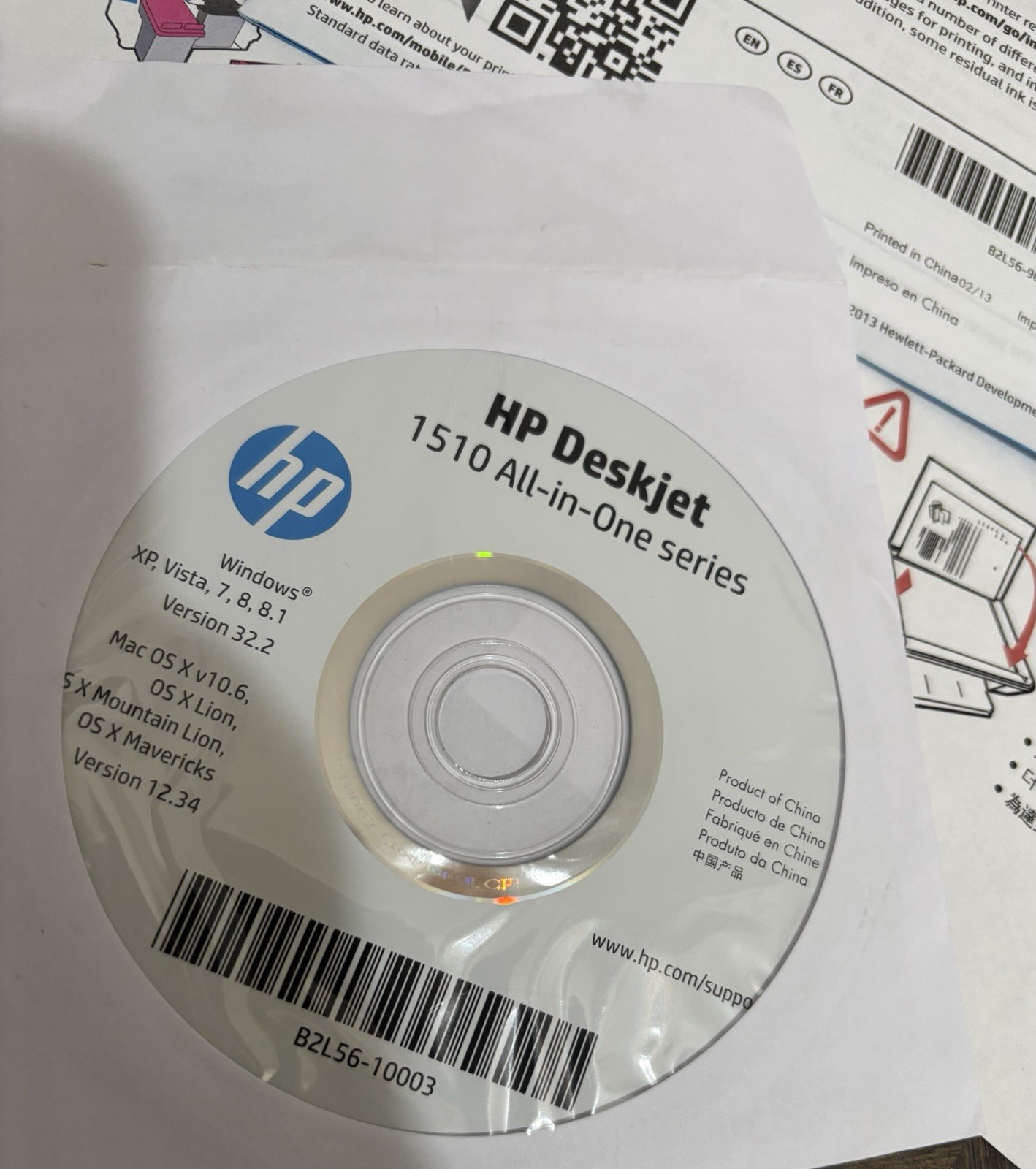 HP Dealer 1510 Set Up Instructions, CD-Rom, Windows & Mac ( inst. & CD only)