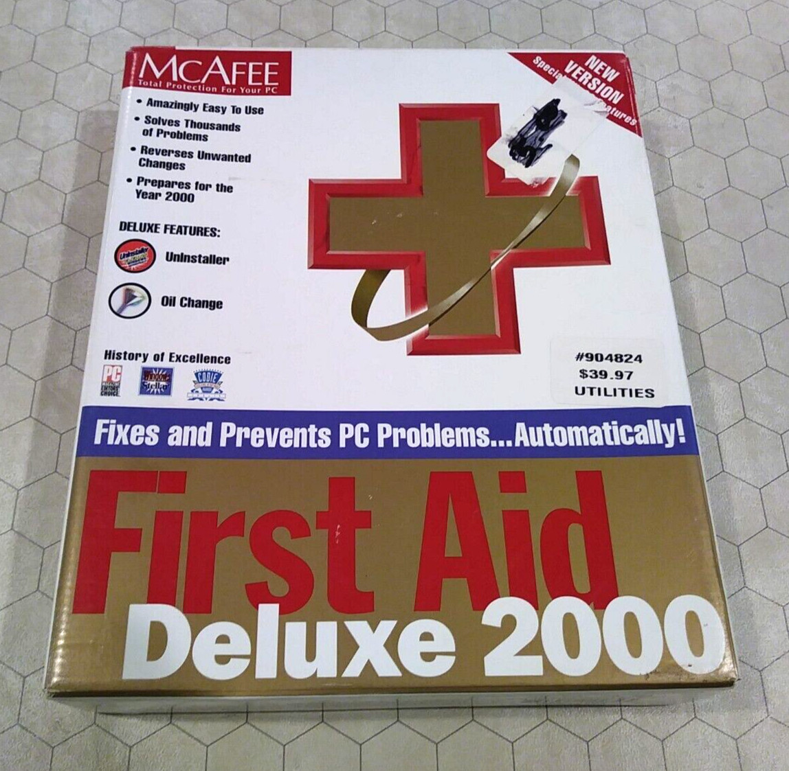 McAfee First Aid Deluxe 2000, Windows 95/98 CD-ROM, 1998