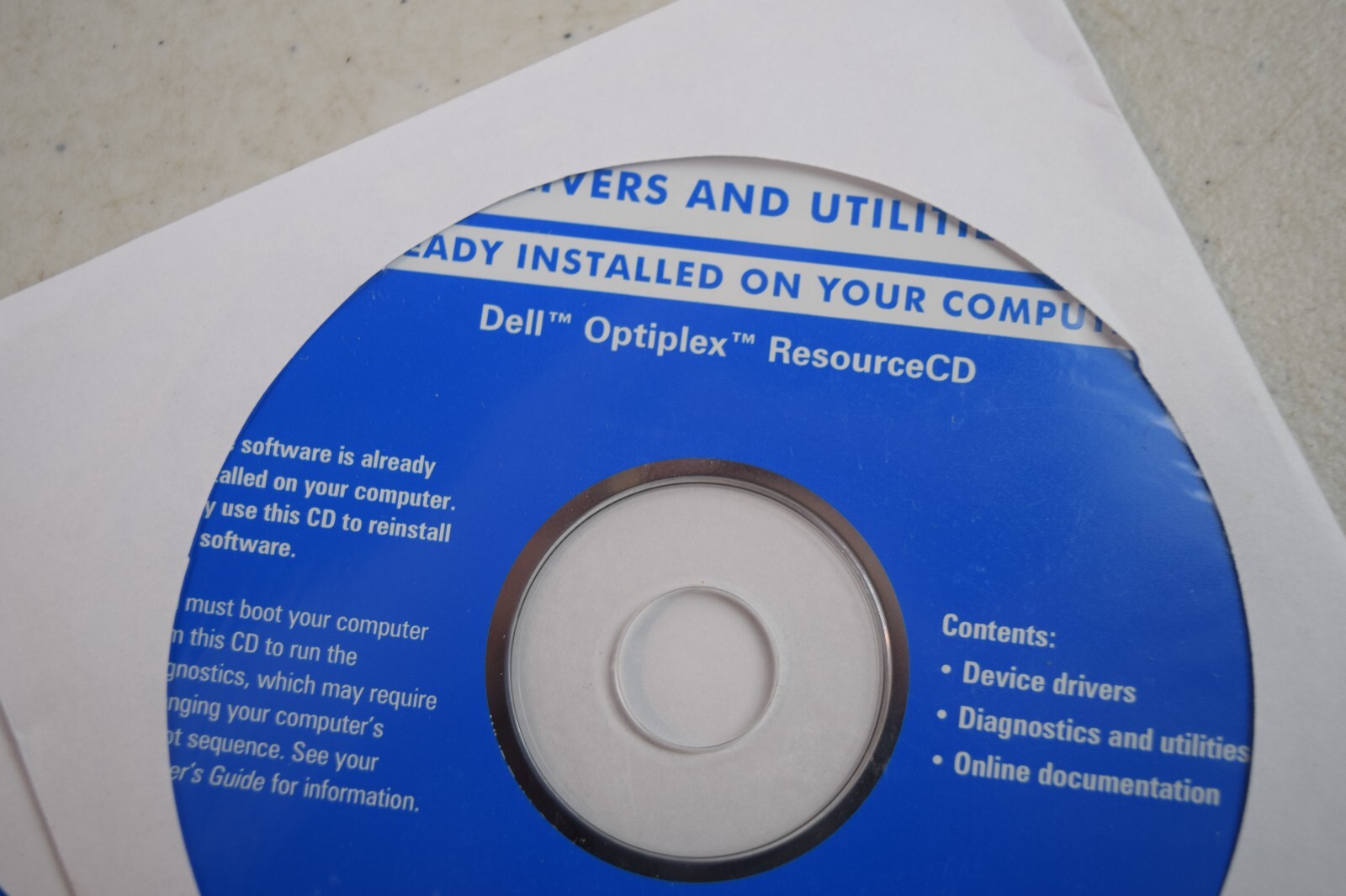38x Dell OPTIPLEX Resource CD – Drivers, Diagnostics and Utilities SEALED