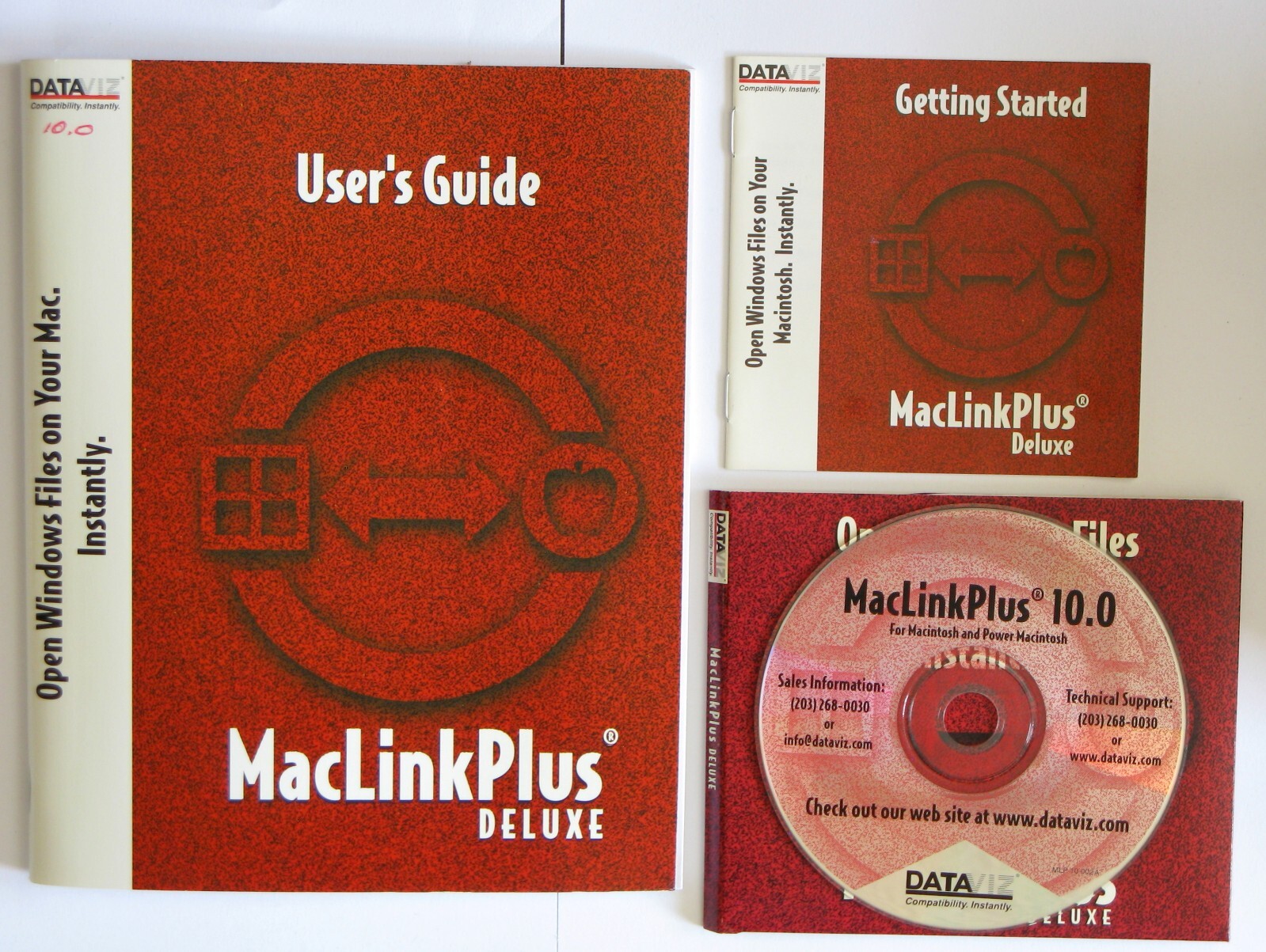 DataViz MacLinkPlus DELUXE, Ver. 10.0, Open Windows Files on MAC