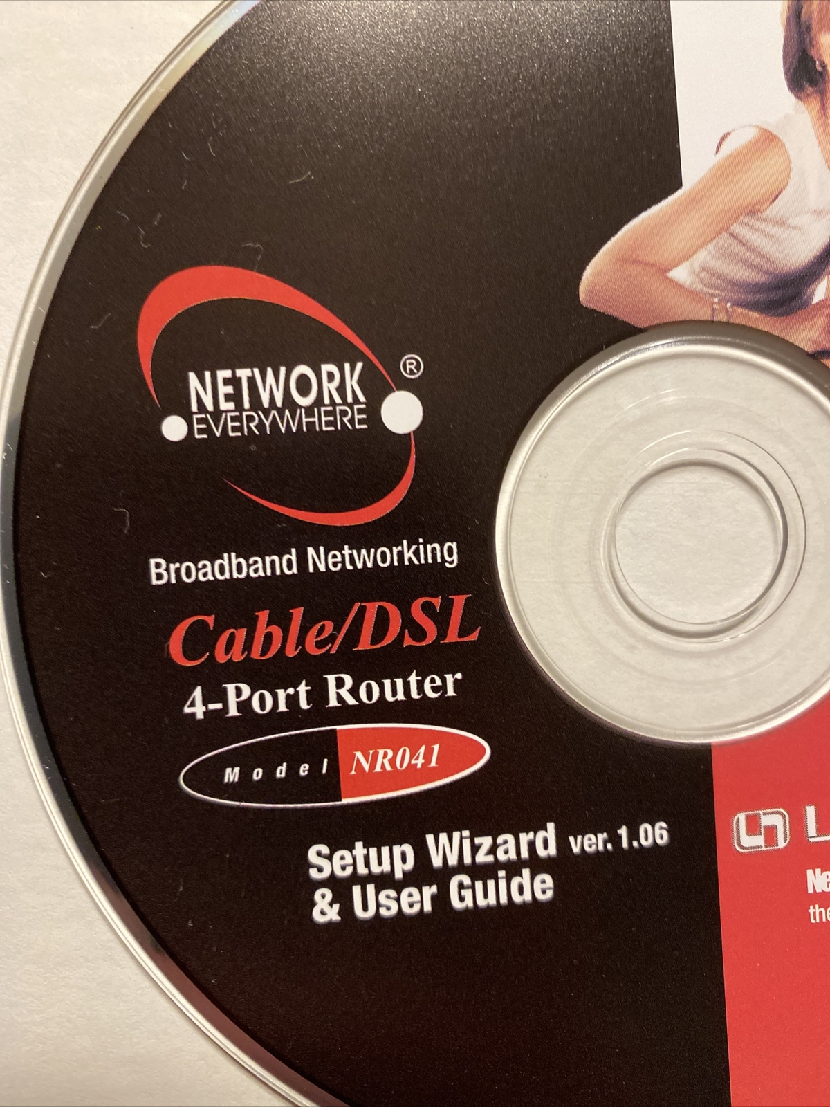 Network Everywhere Linksys Model NR041 Cable DSL 4-Port Router Setup CD ONLY
