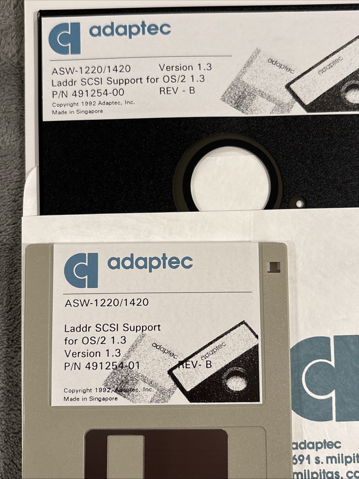 Lot of 5 NEW Adaptec Softwares: ASW-410, ASW-1410, ASW-1220, ASW-1420, ASW-1440