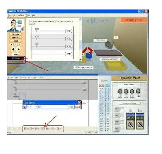 PLC Training Software Ladder Logic Learn to Program GX DEV Migro Course Lesson