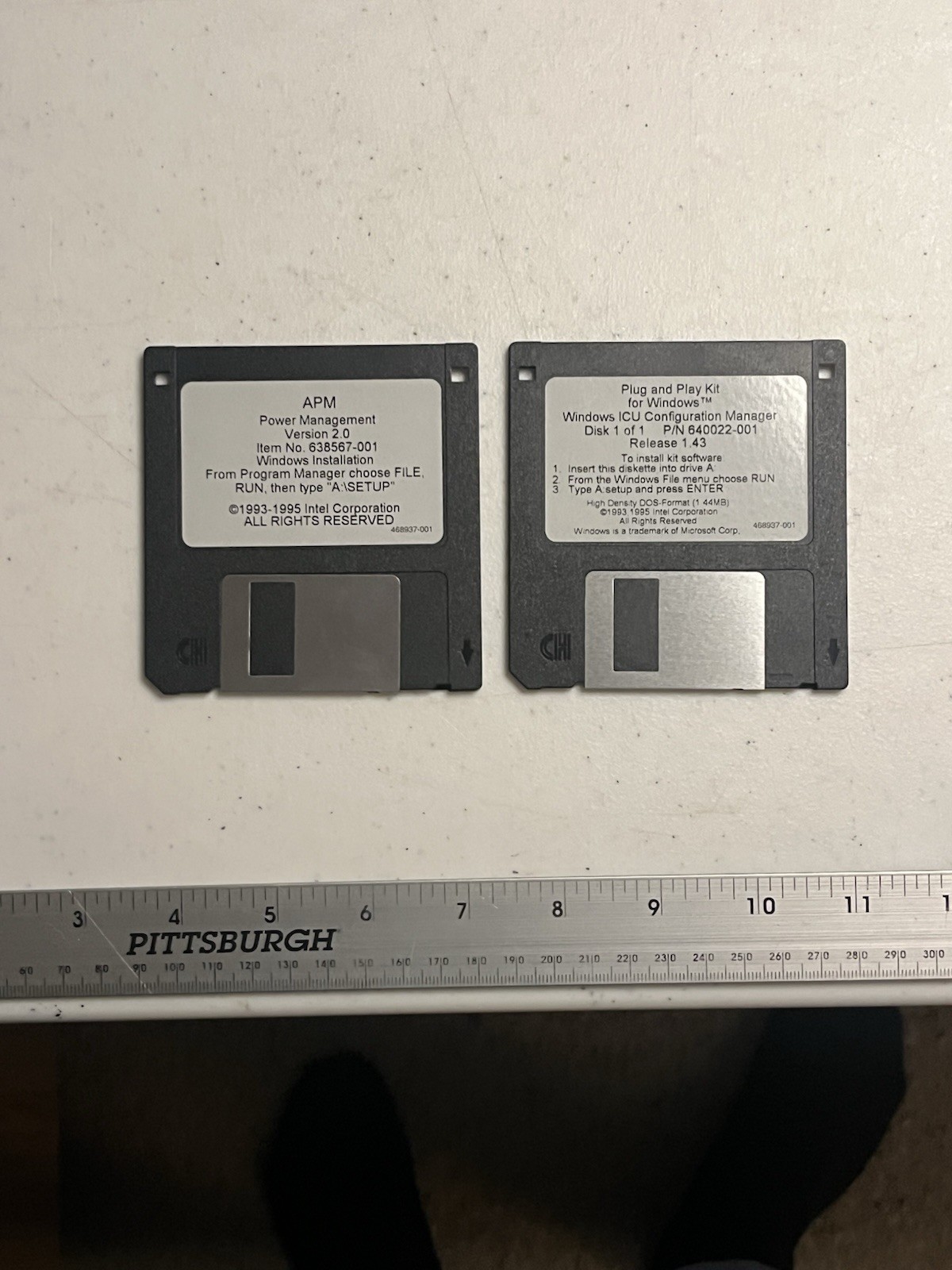Vintage Intel Software Lot: APM Power Management v2.0 & Windows ICU PnP PnP 3.5”