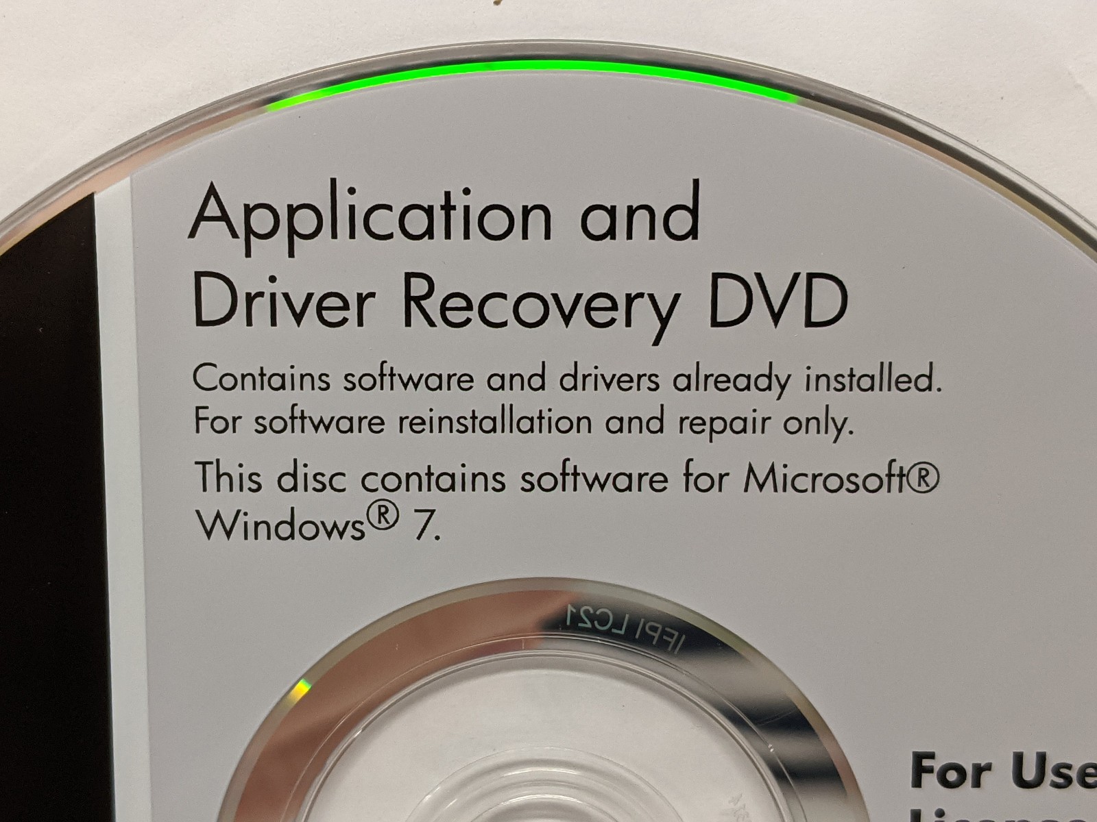 HP Application & Driver Recovery DVD for Windows 7 ProBook 645 G1 – 735053-B22