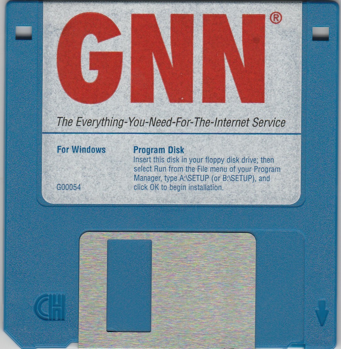 Global Network Navigator for Windows Program Disk ~ 3.5 disk 1995
