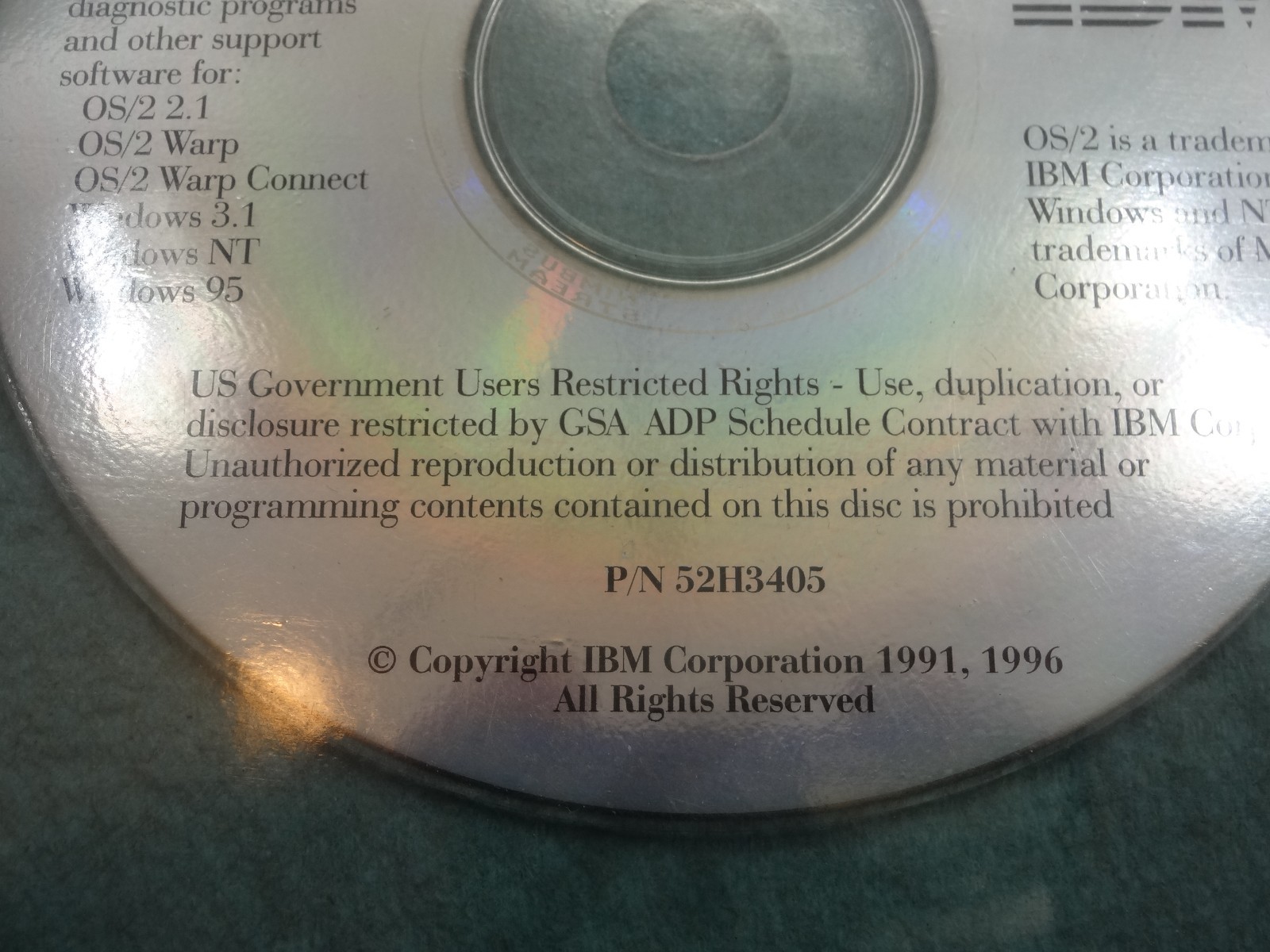 IBM Ready-to-Configure CD 330/6577 350/658 Software Selection CD PC 300GL 300PL