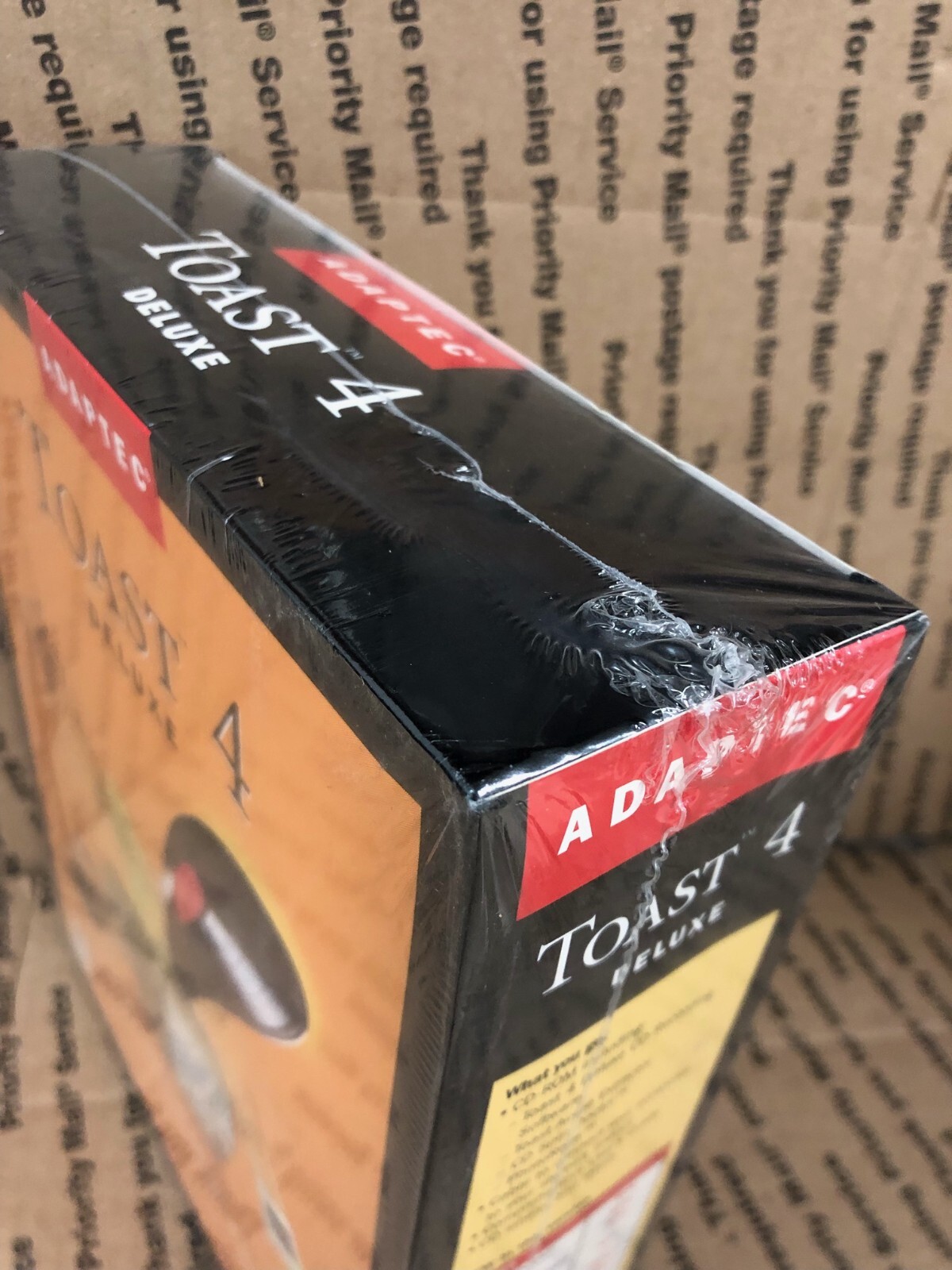 (NEW SEALED!) Adaptec Toast 4 Deluxe Software for Mac Big Box CD Recording