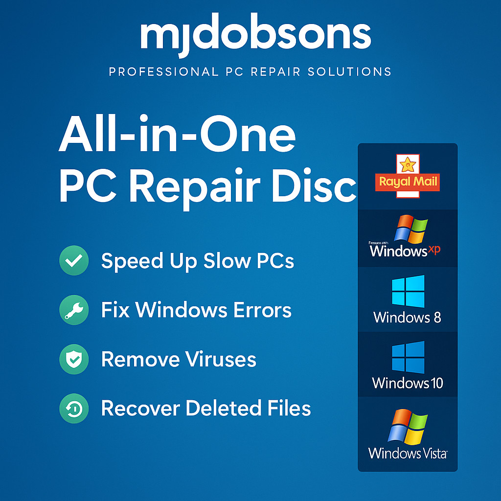 Computer PC Data Recovery Computer Mega Repair Software Suite DVD