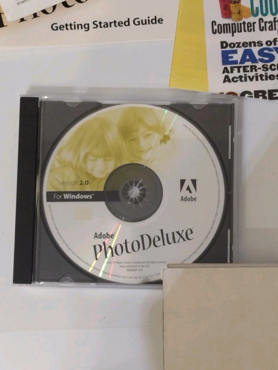 Adobe Photo Deluxe 2.0 For Windows CD-ROM . Vintage.
