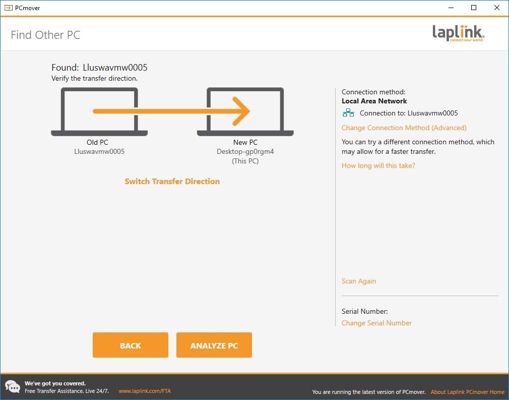 Move Your Apps and Files to New PC – Laplink PCmover Home