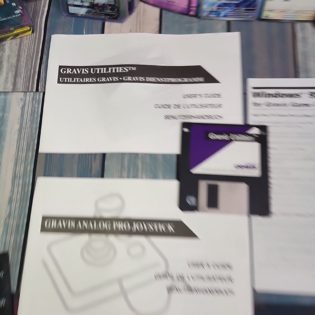 Gravis Utilities 3.5″ Floppy Disk 1991 Software Tool for PC – Vintage