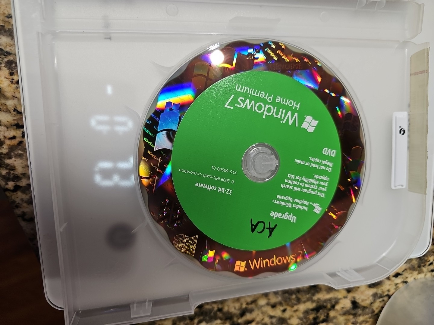 Microsoft Windows 7 Home Premium Upgrade 32 Bit