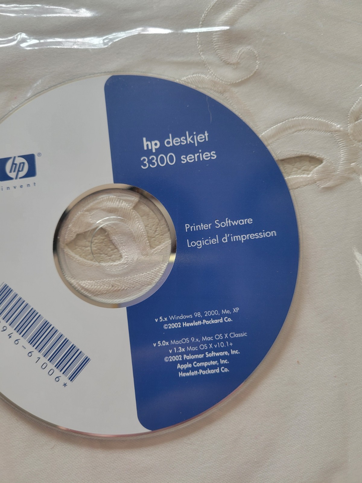 HP Deskjet 3300 Series Printer Software CD-ROM 2000 Windows 98