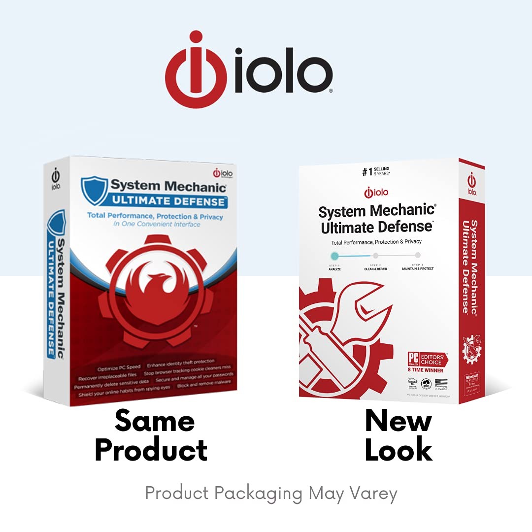 – System Mechanic Ultimate Defense Antivirus Software and Malware, Protection…