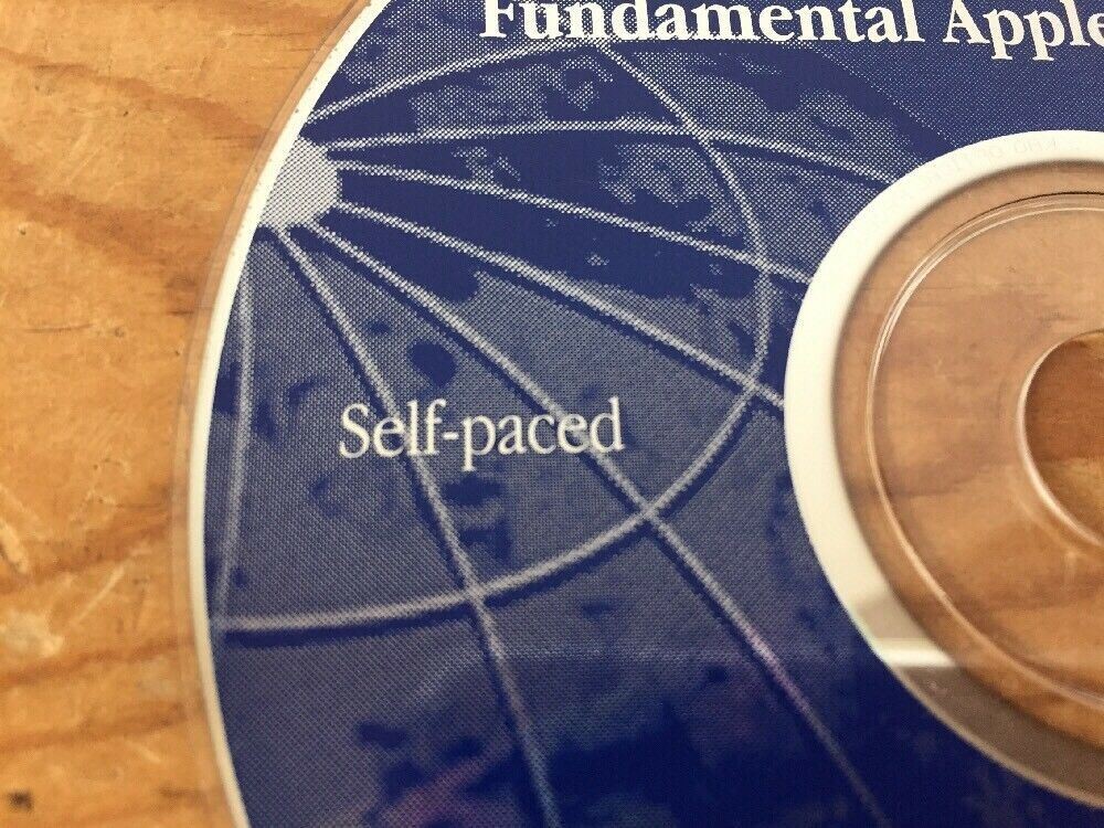 Set of 2 1997 Macintosh Mac OS 8 Fundamental Sales Marketing Training Tools CDs