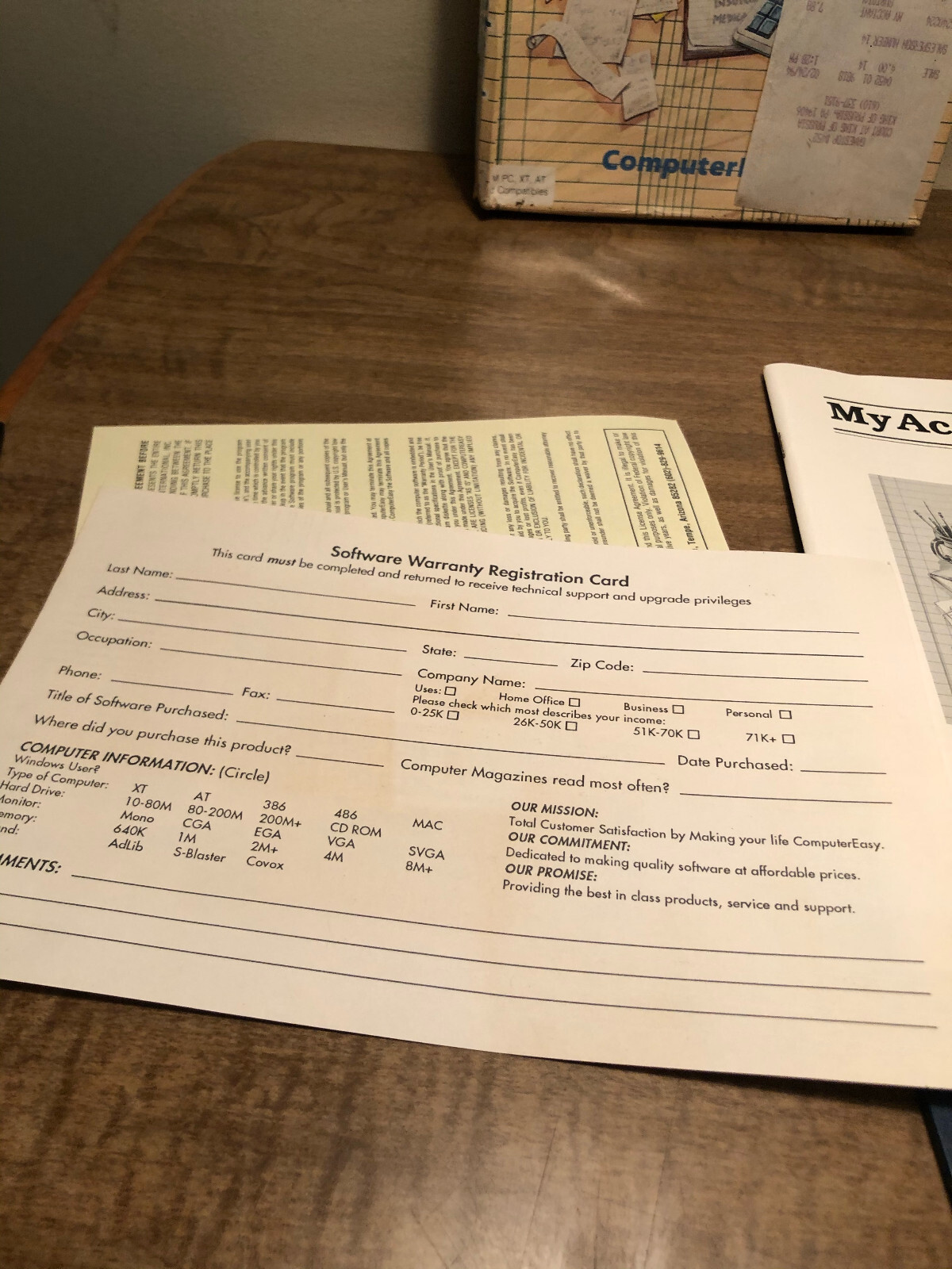 My Accountant by Computer Easy IBM PC Compatible 3.5″ Disk