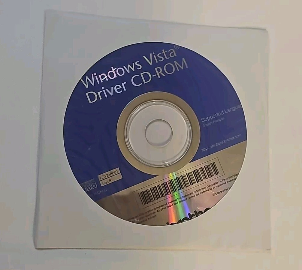 Brother WIndows Vista Driver CD-ROM LS01218001 Ver. B – #2