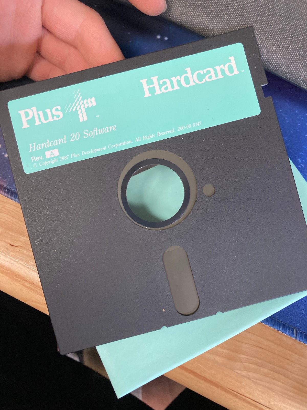 Plus Development Hardcard 20 Software 5.25″ Floppy Diskette