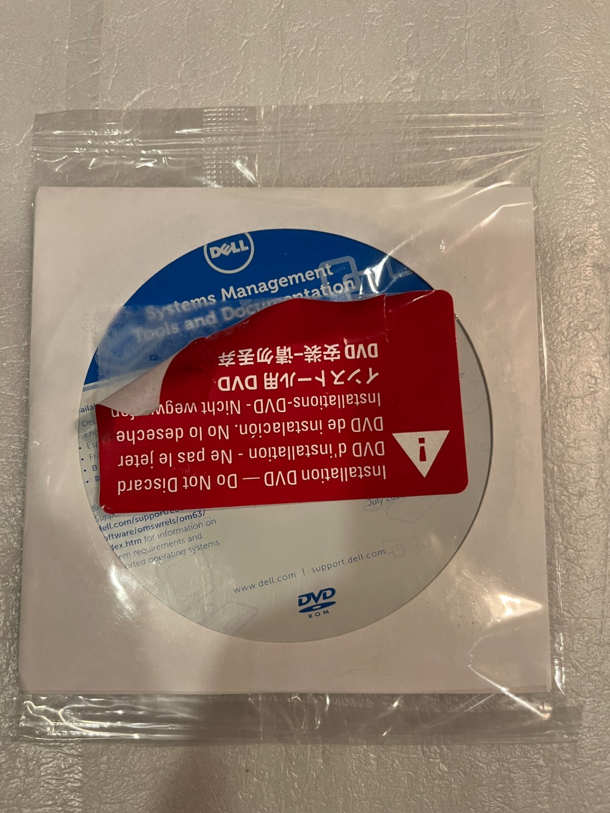 Dell Systems Management Tools and Documentation Ver 6.3.0 P/N N3723J, Sealed