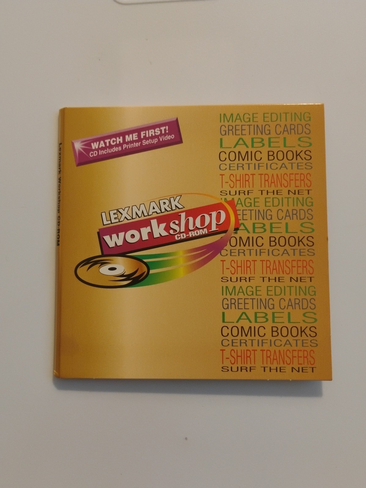 LexMark Workshop Guide – Labels, Images, Cards & More! CD Rom – PC Lex Mark